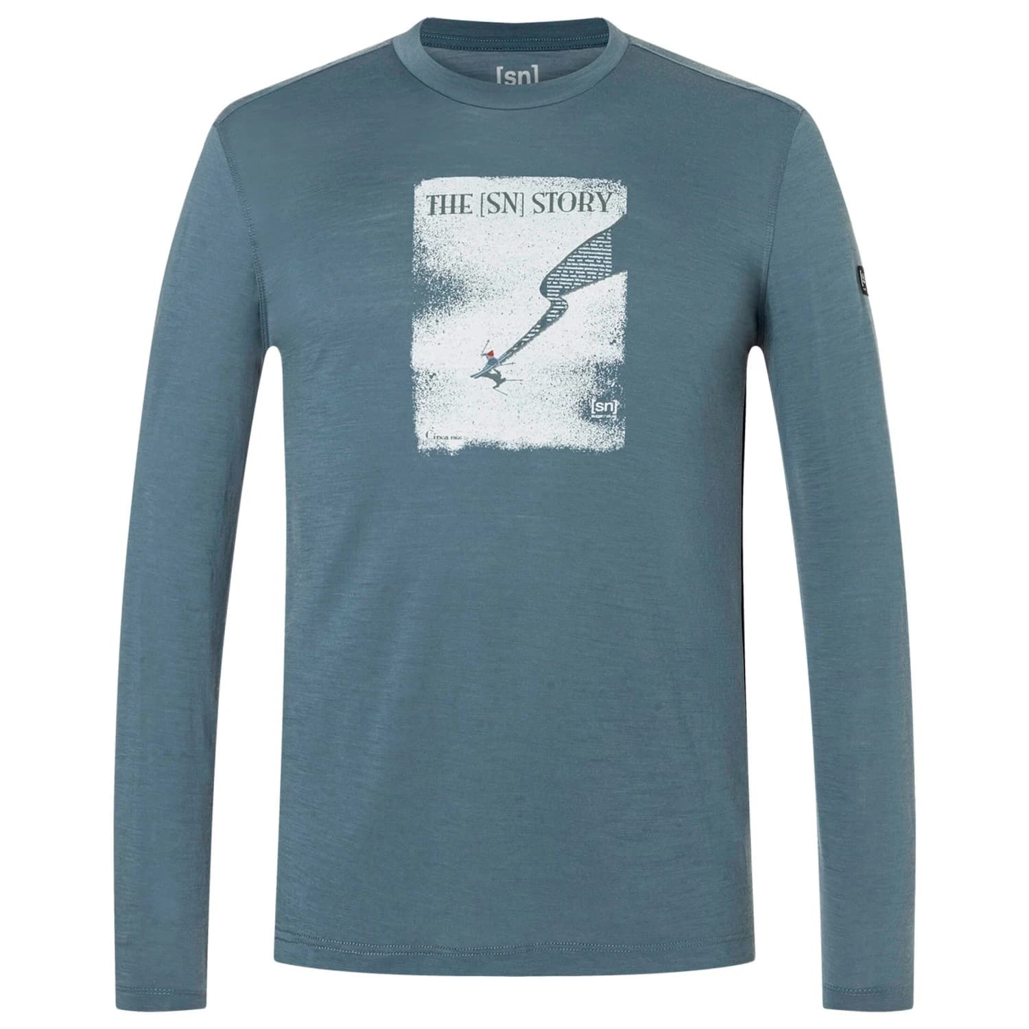 Блуза с дълъг ръкав super.natural The SN Story L/S Longsleeve - Stormy Weather / Various