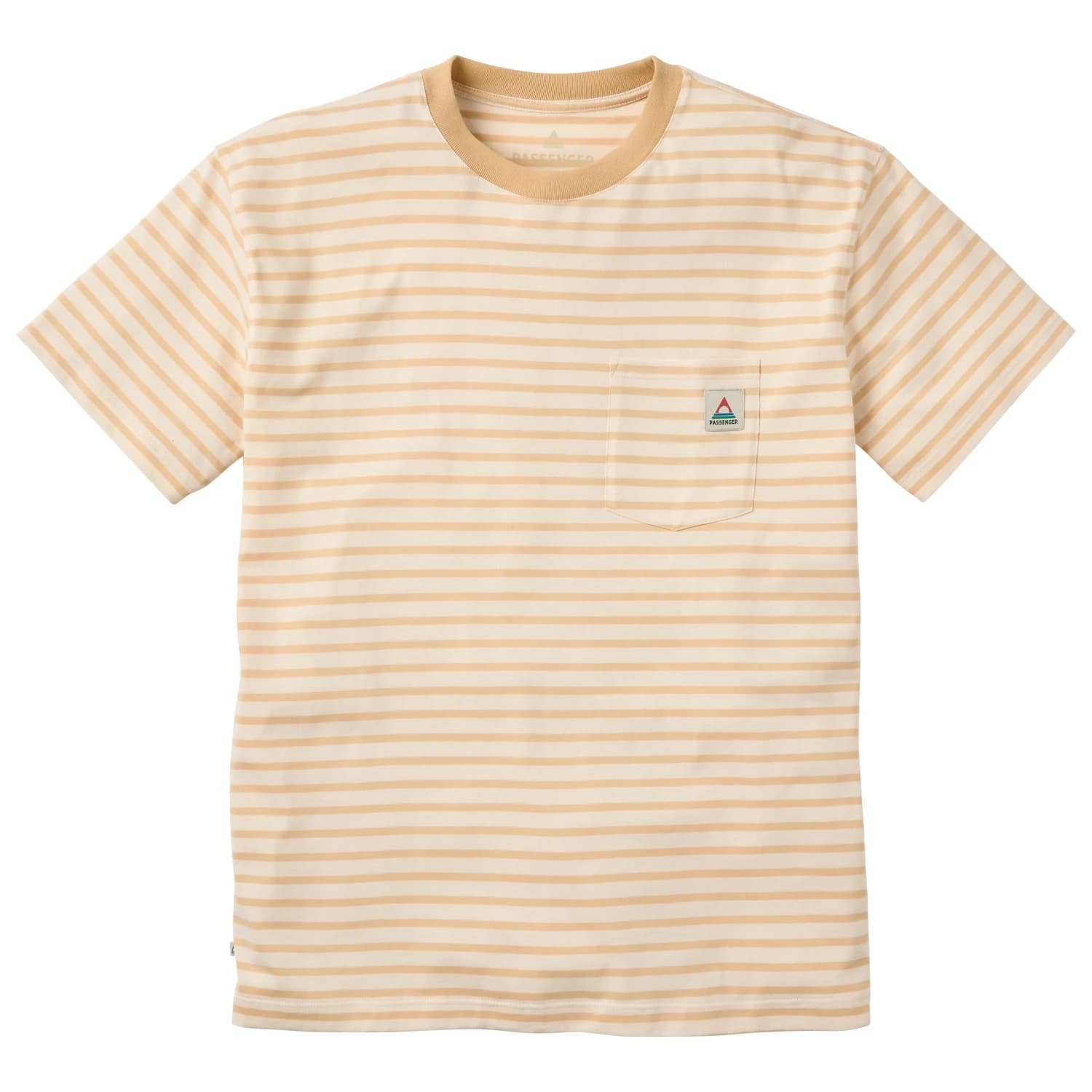 Мъжка тениска Passenger Zen Recycled Cotton Relaxed Fit T-Shirt - Stone Stripe