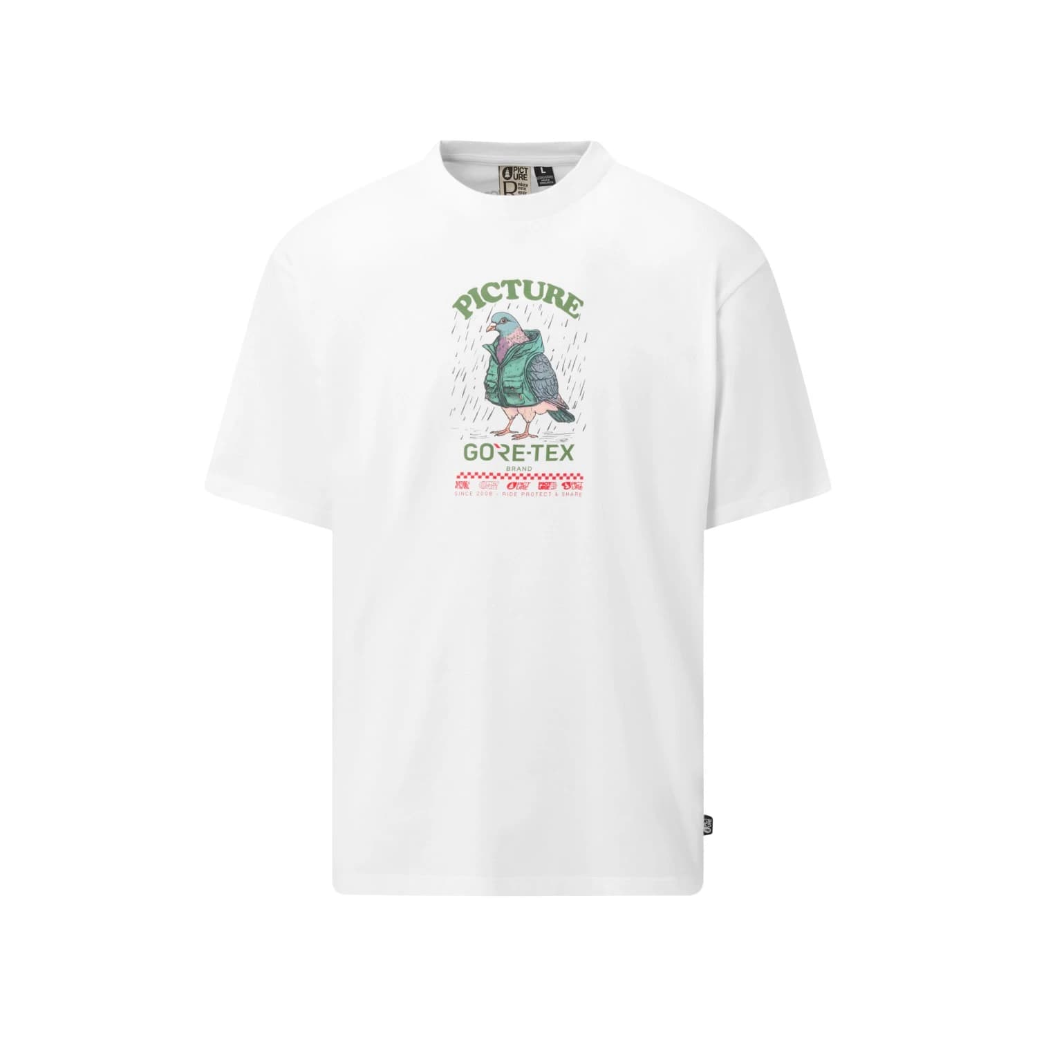 Мъжка тениска Picture Picture X GTX Tee T-shirt - White