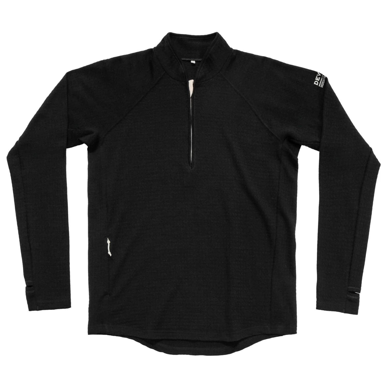 Мериносова блуза Devold Endurance Merino Zip Merino shirt - Black