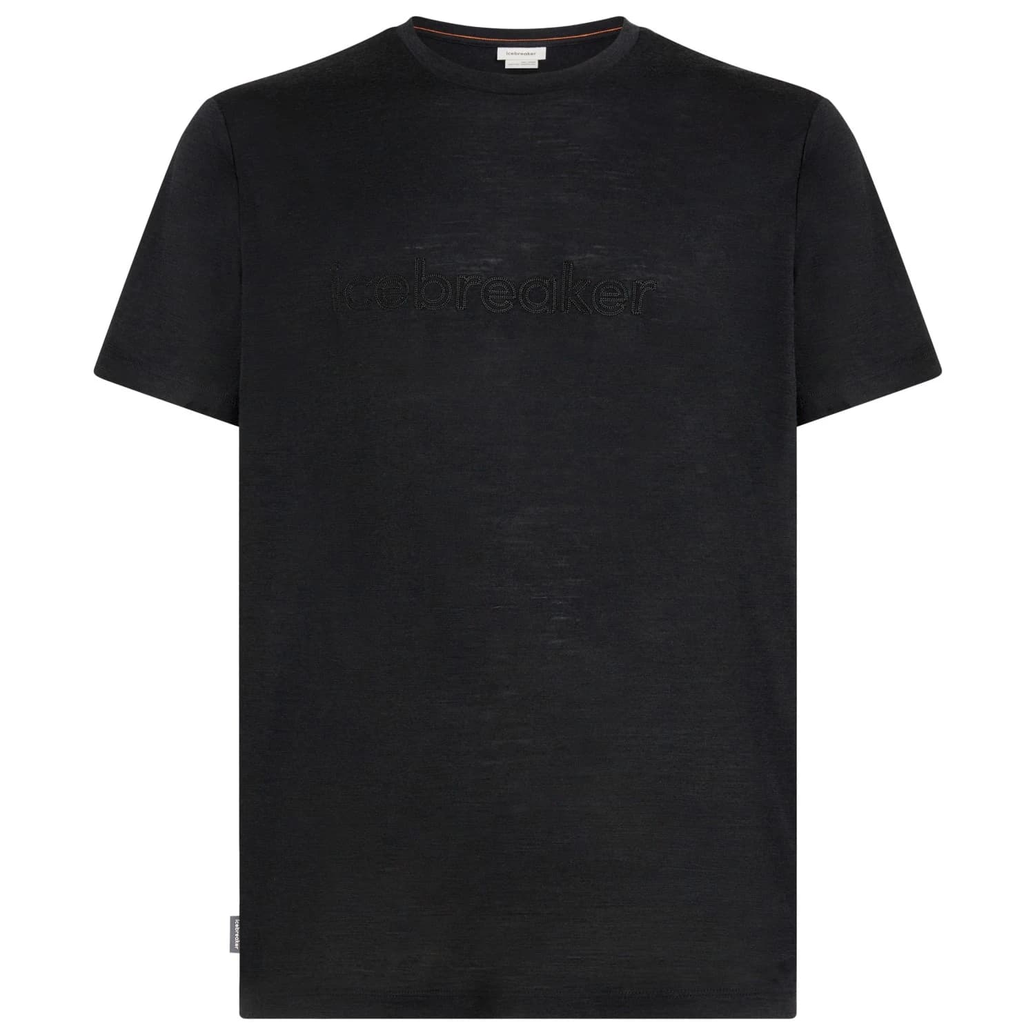 Мъжка мериносова блуза Icebreaker Merino 150 Tech Lite S/S Tee Ib Stitchline Merino shirt - Black