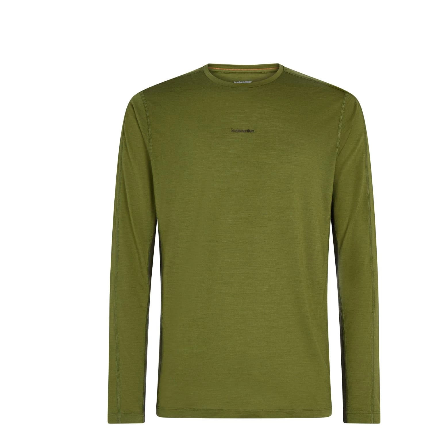 Мъжка мериносова блуза Icebreaker Merino Blend 125 L/S Tee Colour Block Merino shirt - Sphagnum / Dark Loden / Cb