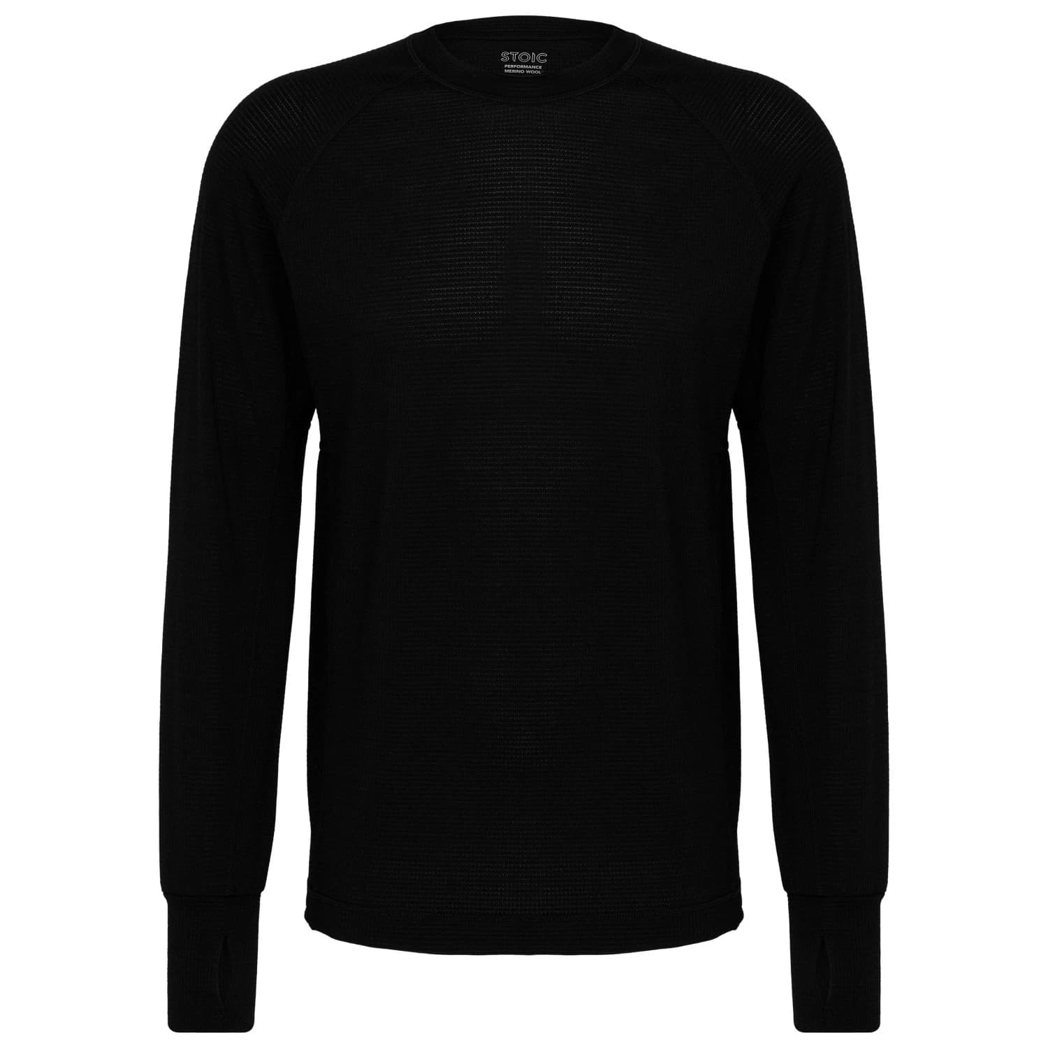 Мериносова блуза Stoic PerformanceMerino170 PorsiSt. L/S Merino shirt - Black