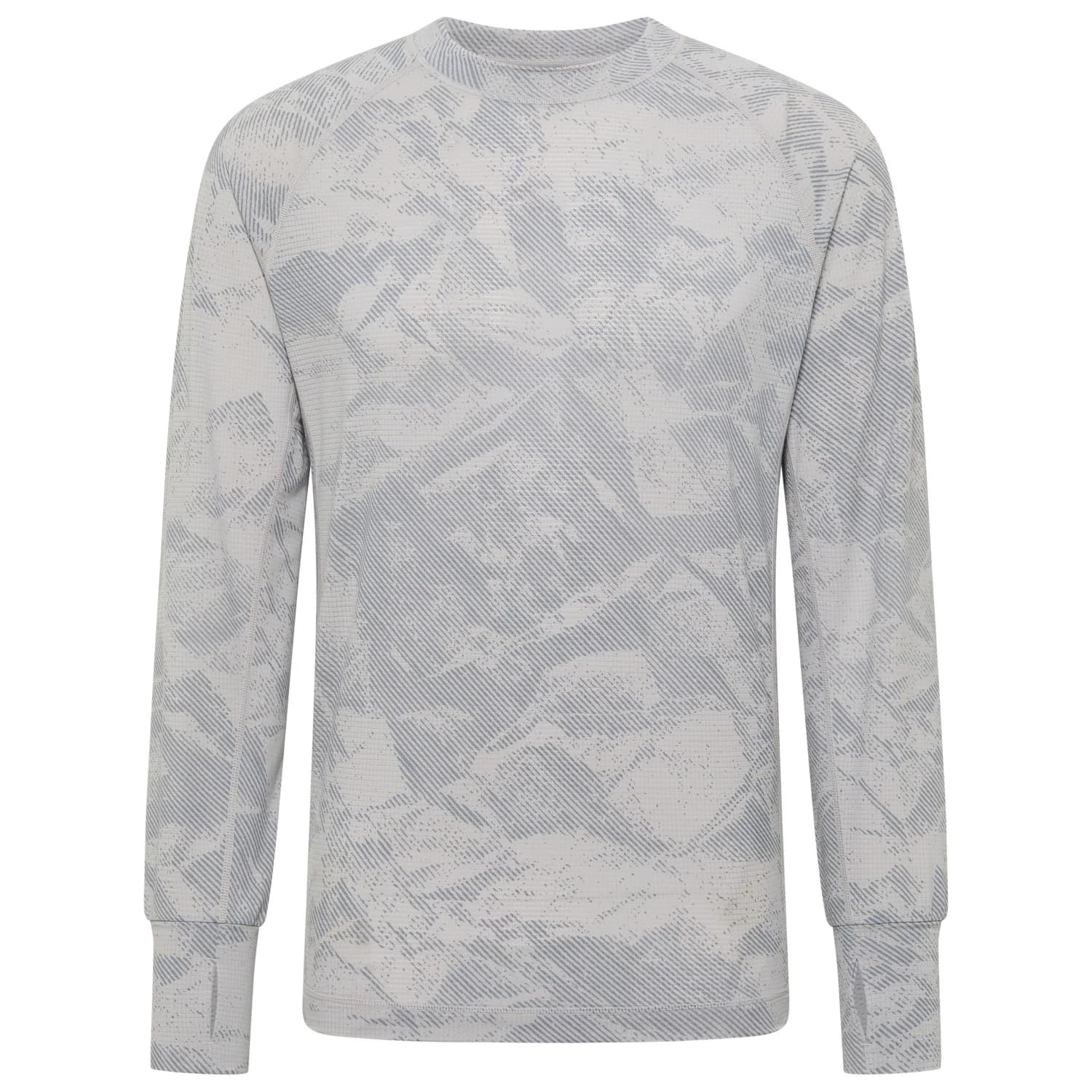 Мериносова блуза Stoic PerformanceMerino170 PorsiSt. L/S Merino shirt - Moon Grey / Sky Grey / AOP