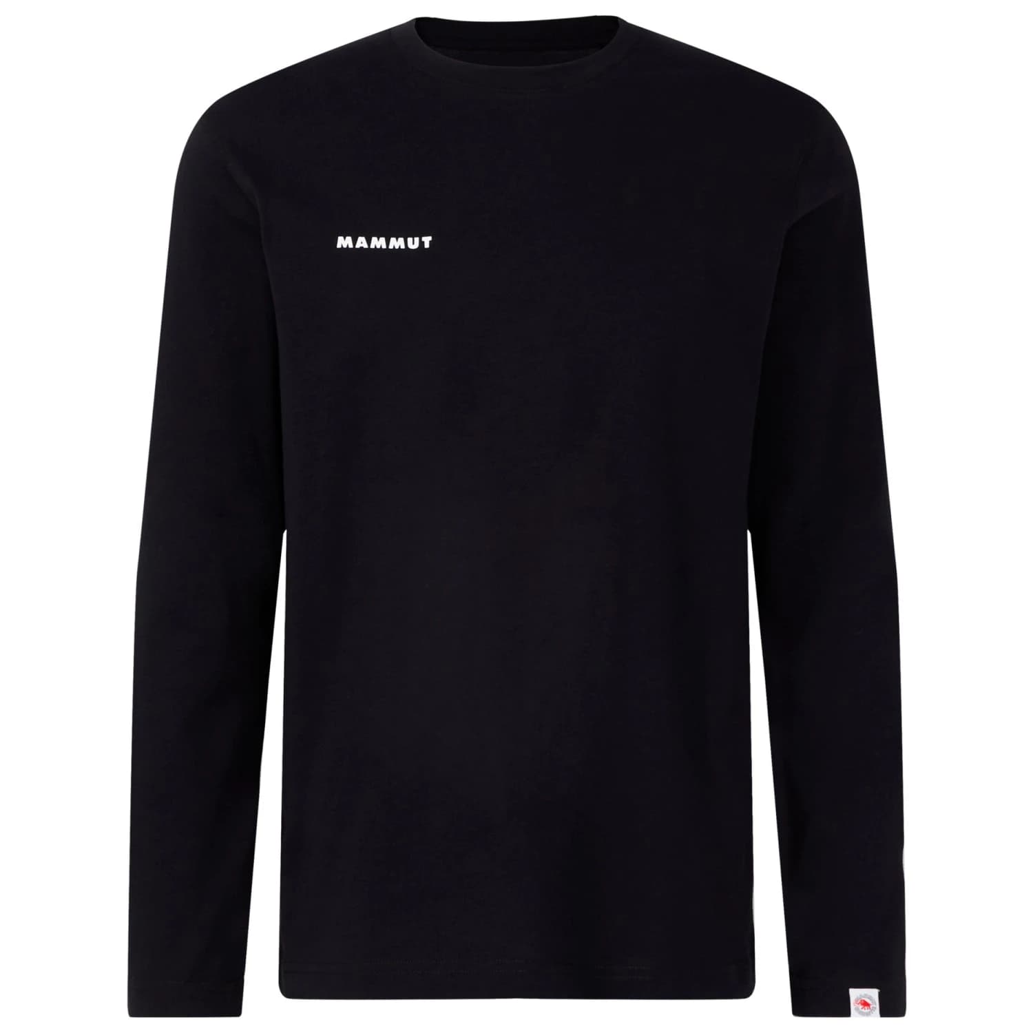Мъжка блуза с дълъг ръкав Mammut Mammut Base Longsleeve T-Shirt Mini Logo Longsleeve - Black