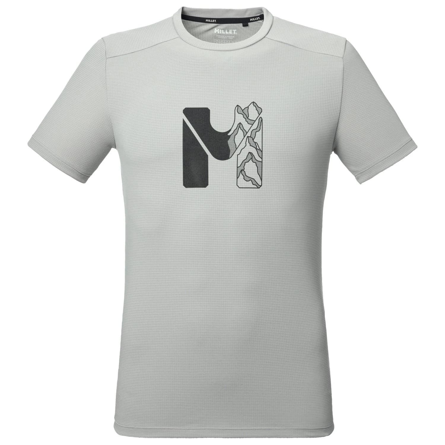 Мъжка тениска Millet Kamet Map T-Shirt S/S T-shirt - Granite