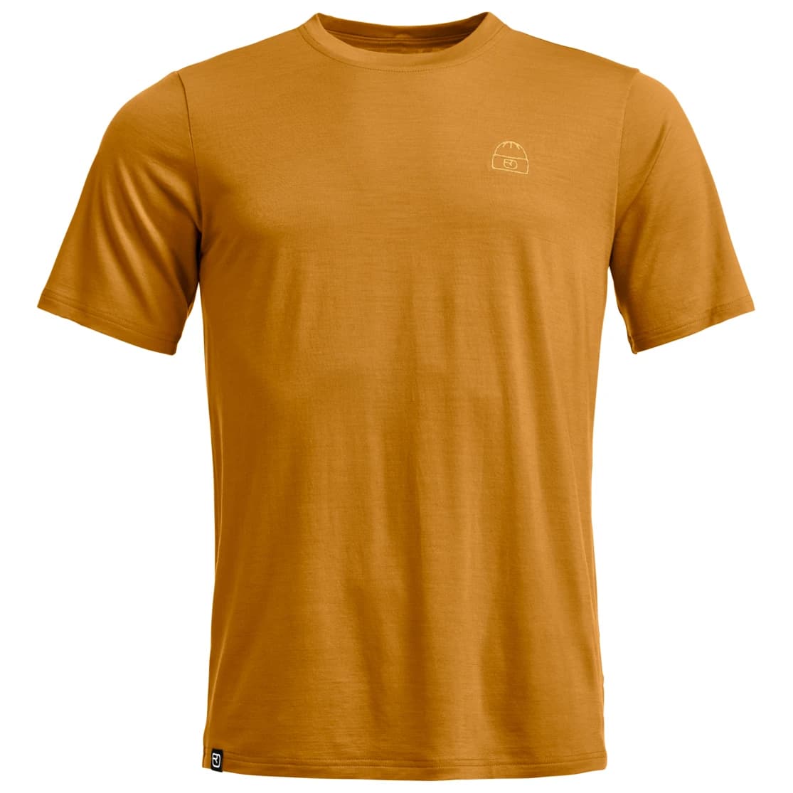 Мъжка мериносова блуза Ortovox 150 Cool Beanie TS Merino shirt - Dark Cumin