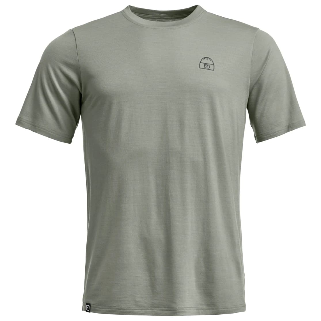Мъжка мериносова блуза Ortovox 150 Cool Beanie TS Merino shirt - Green Sage