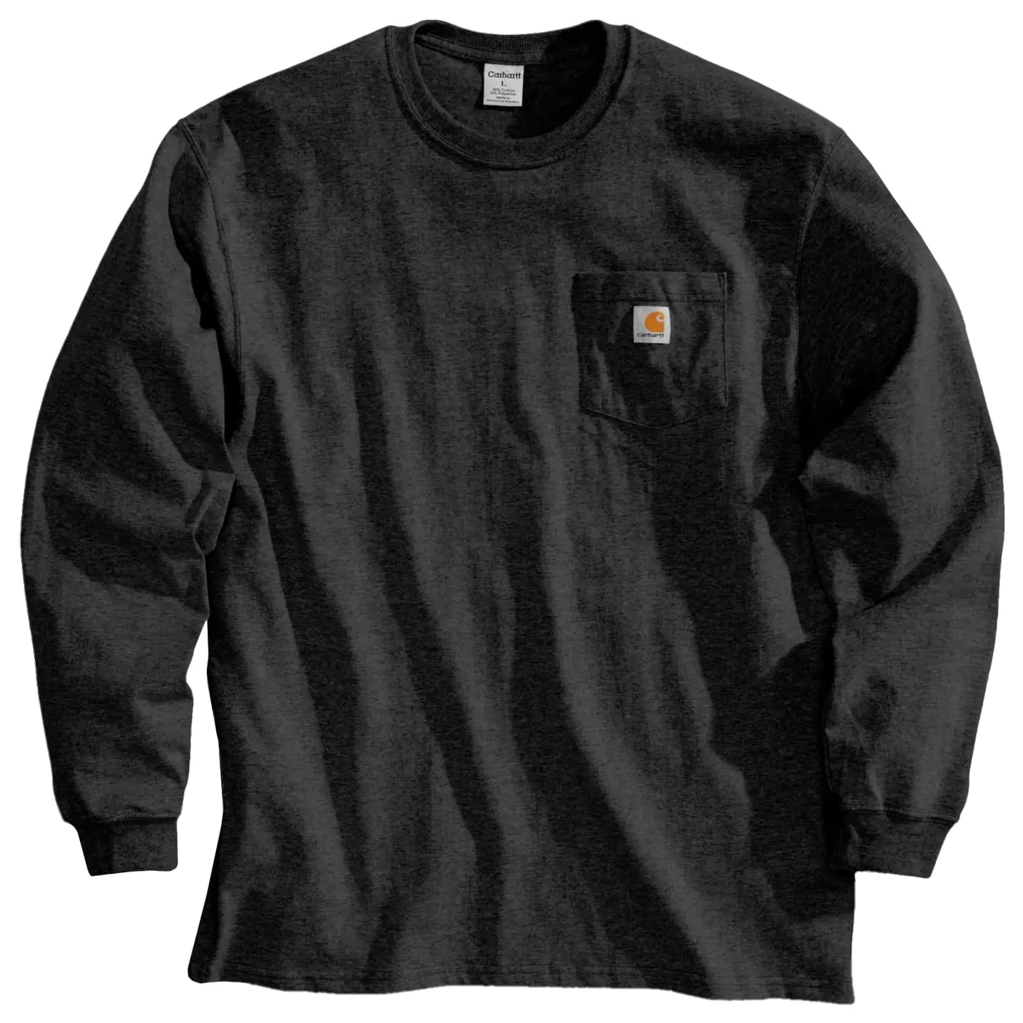 Мъжка блуза с дълъг ръкав Carhartt Dearborn Loose L/S T-Shirt Longsleeve - Black