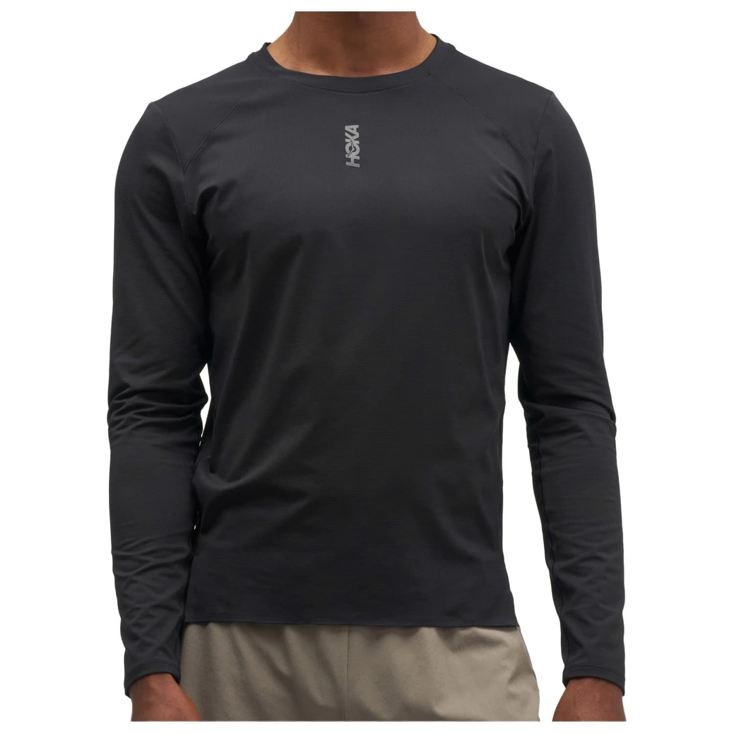Мъжка тениска HOKA Everyrun Long Sleeve Running shirt - Black