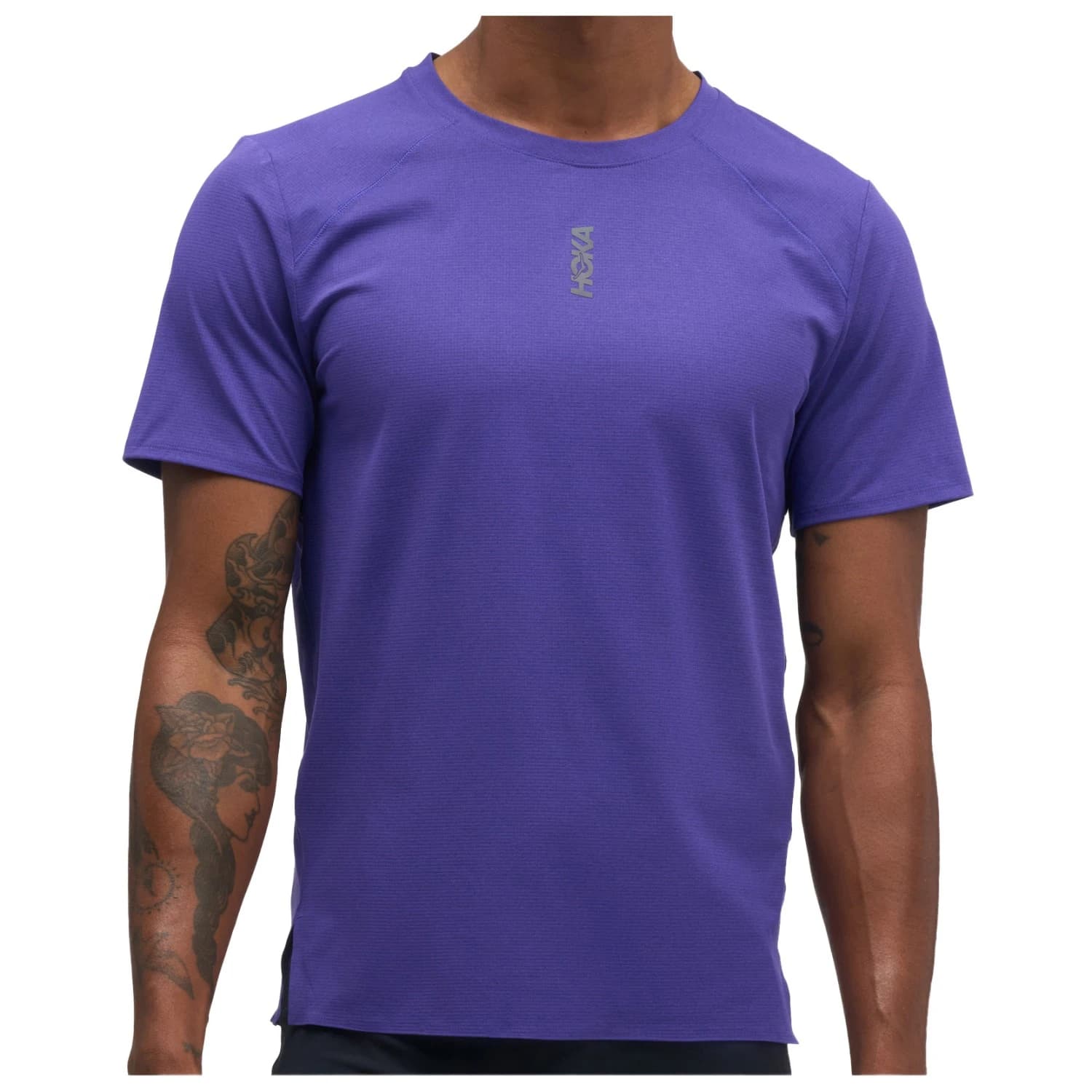 Мъжка тениска Hoka Everyrun Short Sleeve Running shirt - Cosmic Purple