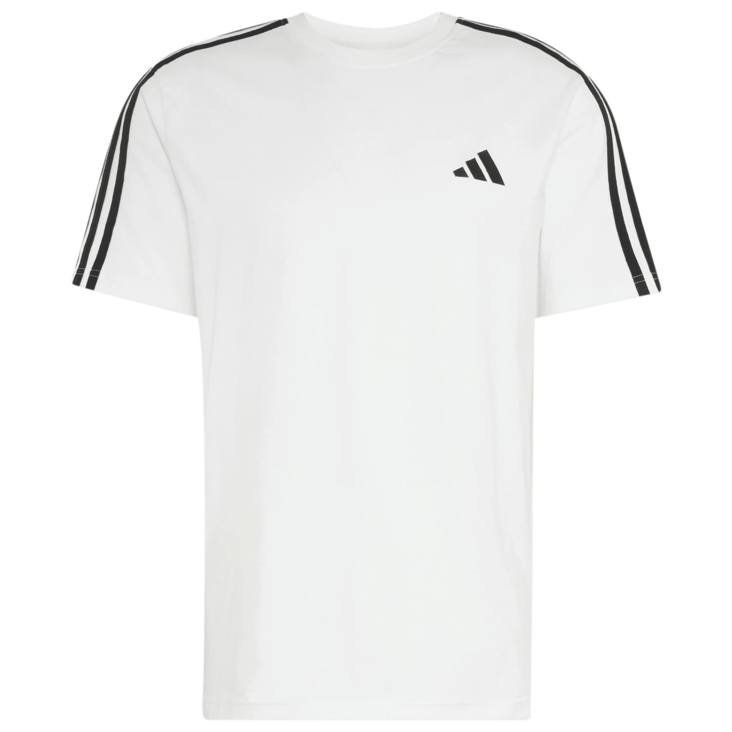 Мъжка тениска adidas Essentials Single Jersey Left Chest Branded Tee T-shirt - White / Black