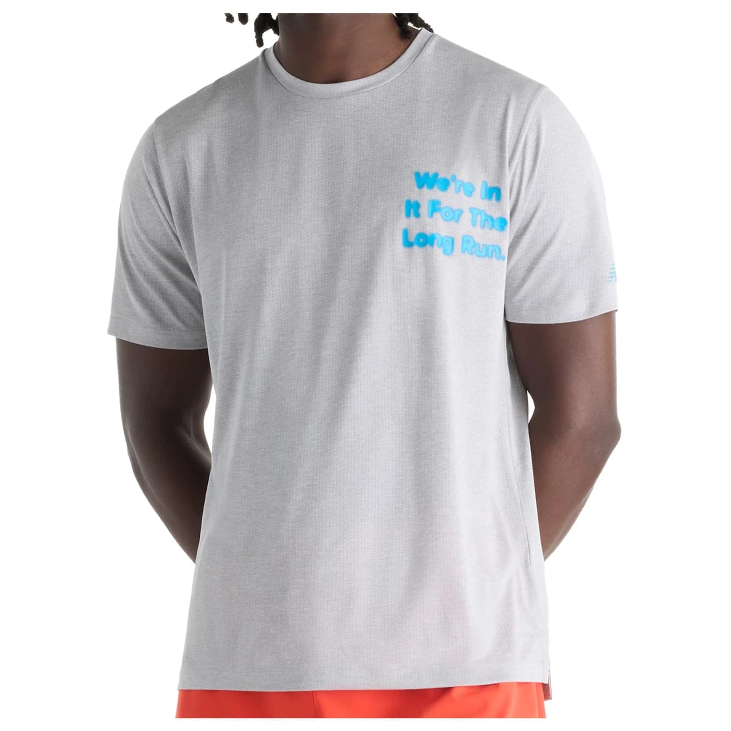 Мъжка тениска New Balance RC Essential Graphic T-Shirt Running shirt - Athletic Grey
