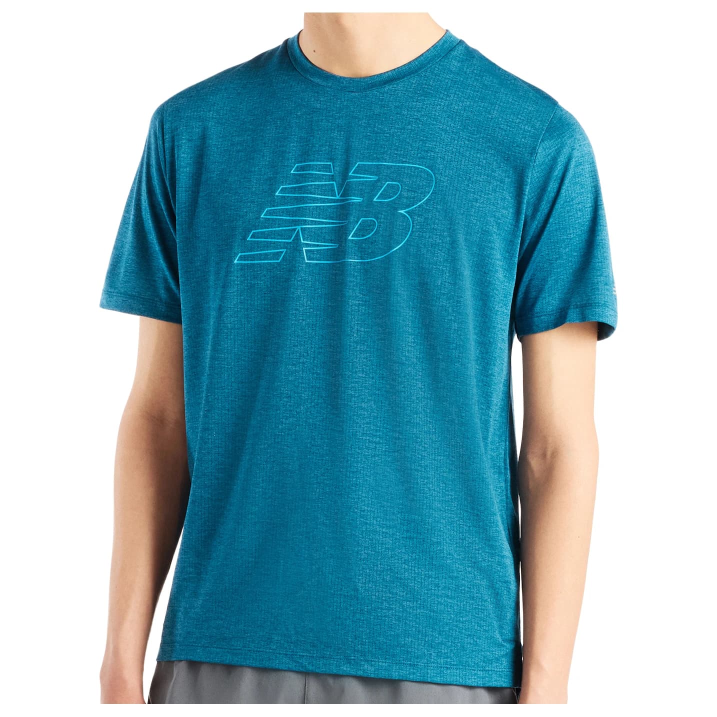 Мъжка тениска New Balance RC Essential Graphic T-Shirt V2 Running shirt - Blue