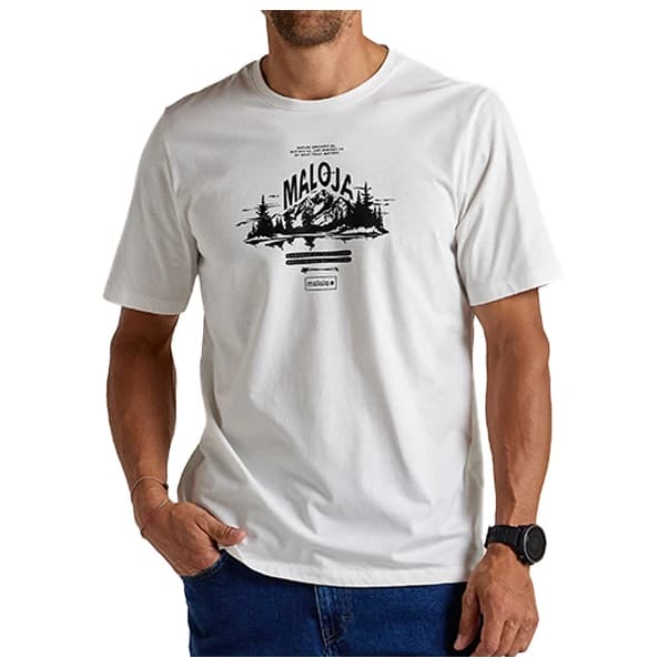 Мъжка тениска Maloja BessansM. T-shirt - Shaded White