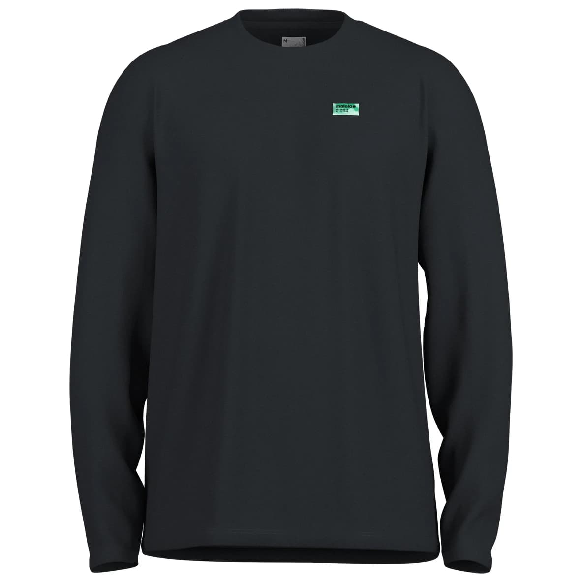 Мъжка блуза с дълъг ръкав Maloja NugoliM. Longsleeve - Deep Black