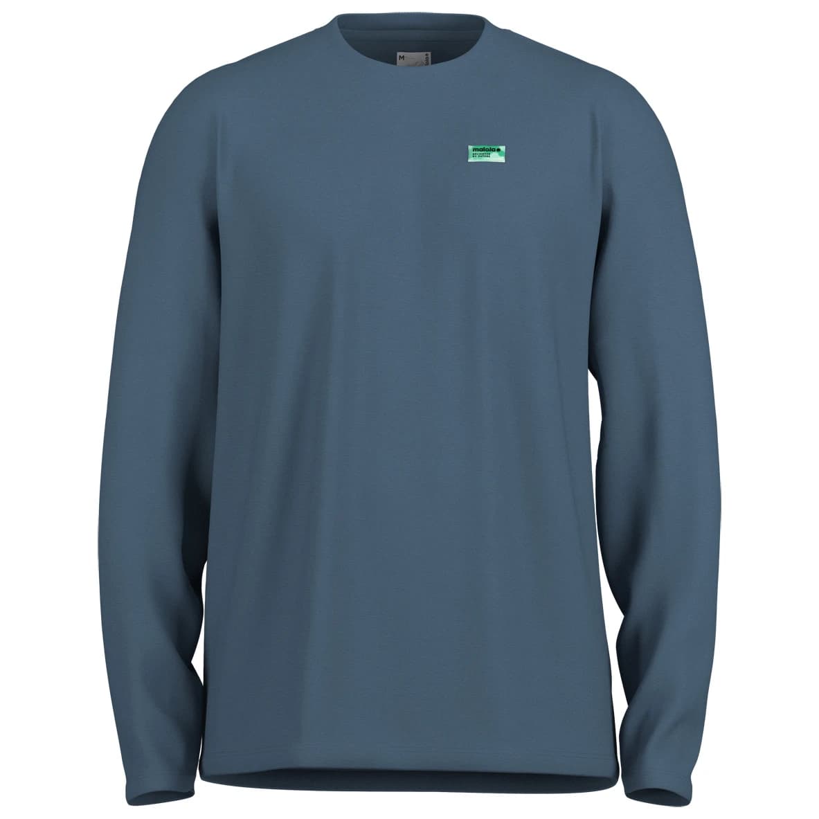 Мъжка блуза с дълъг ръкав Maloja NugoliM. Longsleeve - Dusty Blue