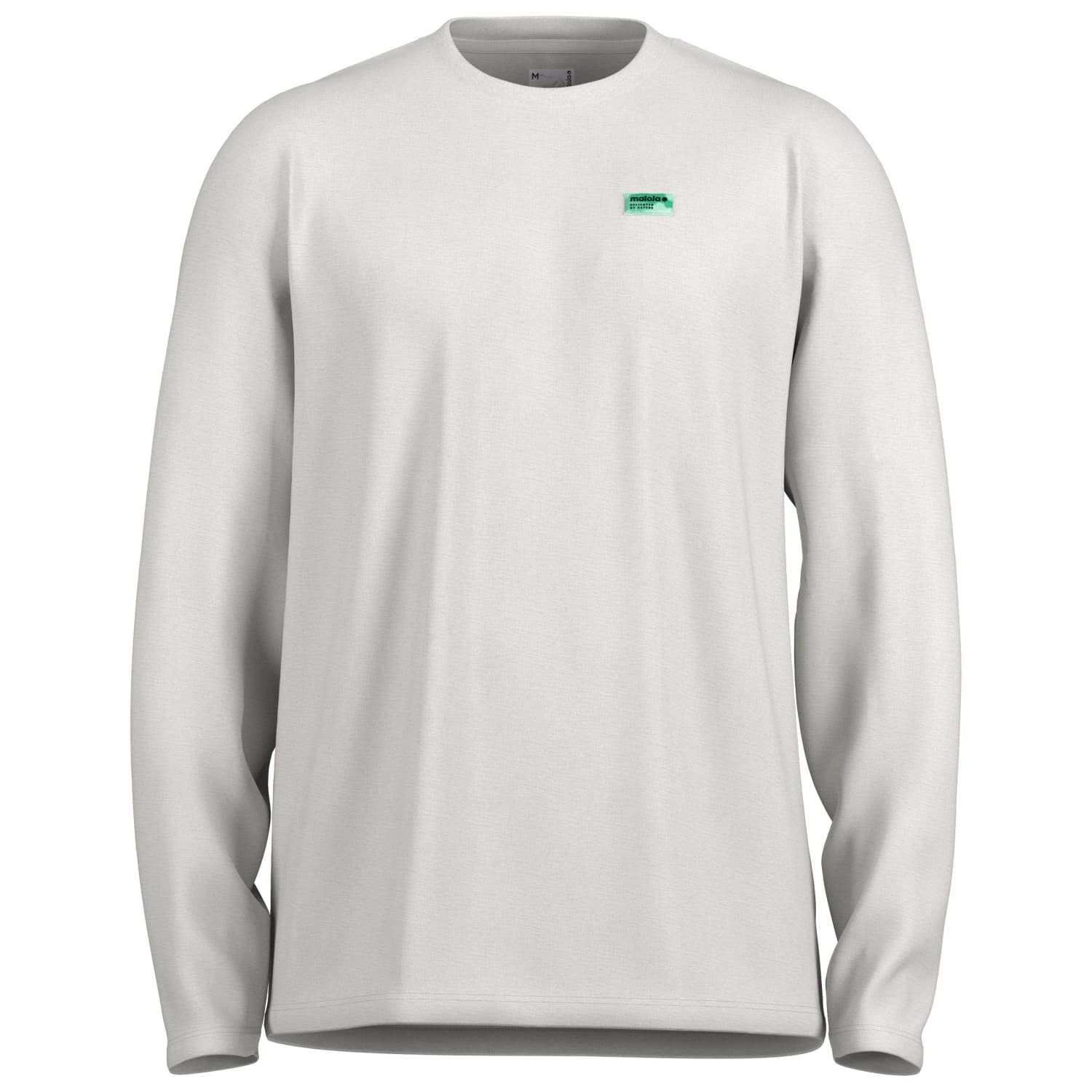 Мъжка блуза с дълъг ръкав Maloja NugoliM. Longsleeve - Shaded White