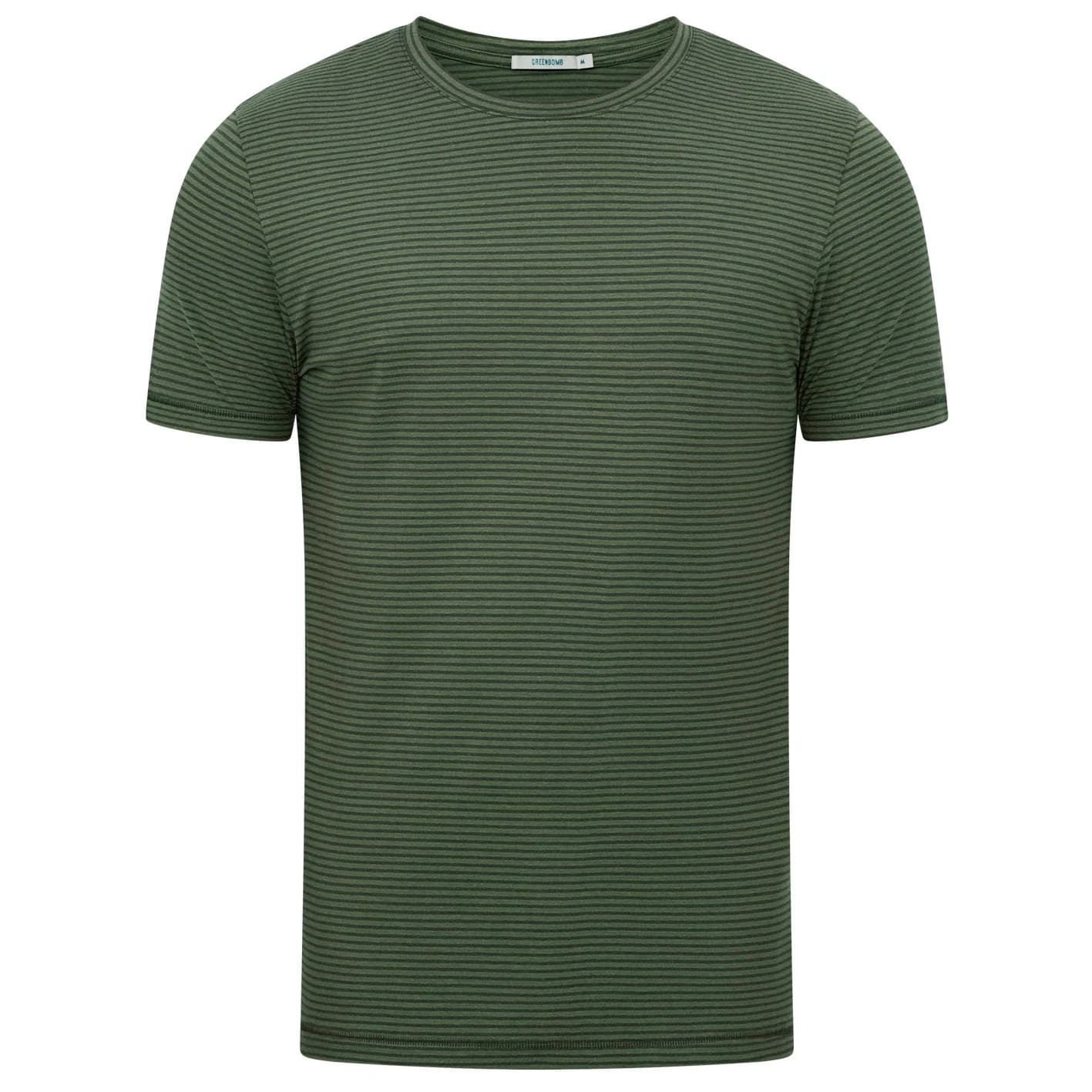 Мъжка тениска GreenBomb Basic Spice T-shirt - Herb Stripes
