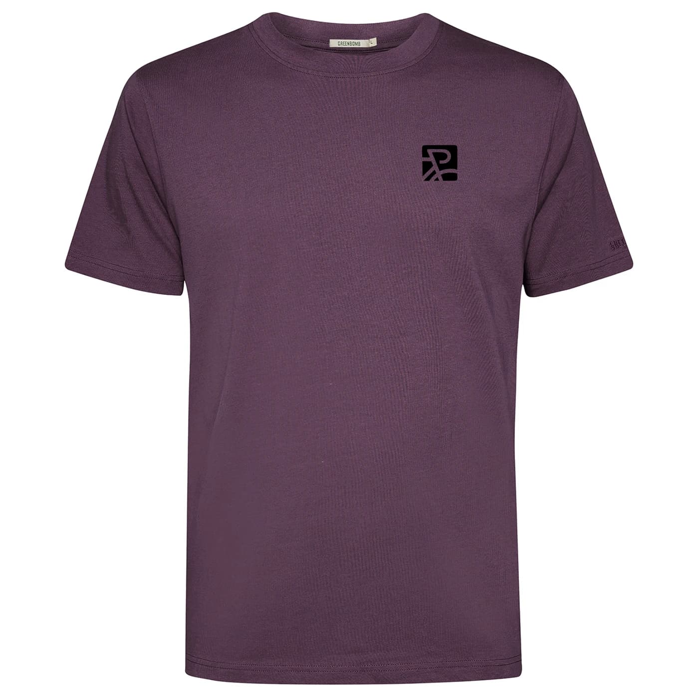Мъжка тениска GreenBomb Bike Square Fusion T-shirt - Berry Bark