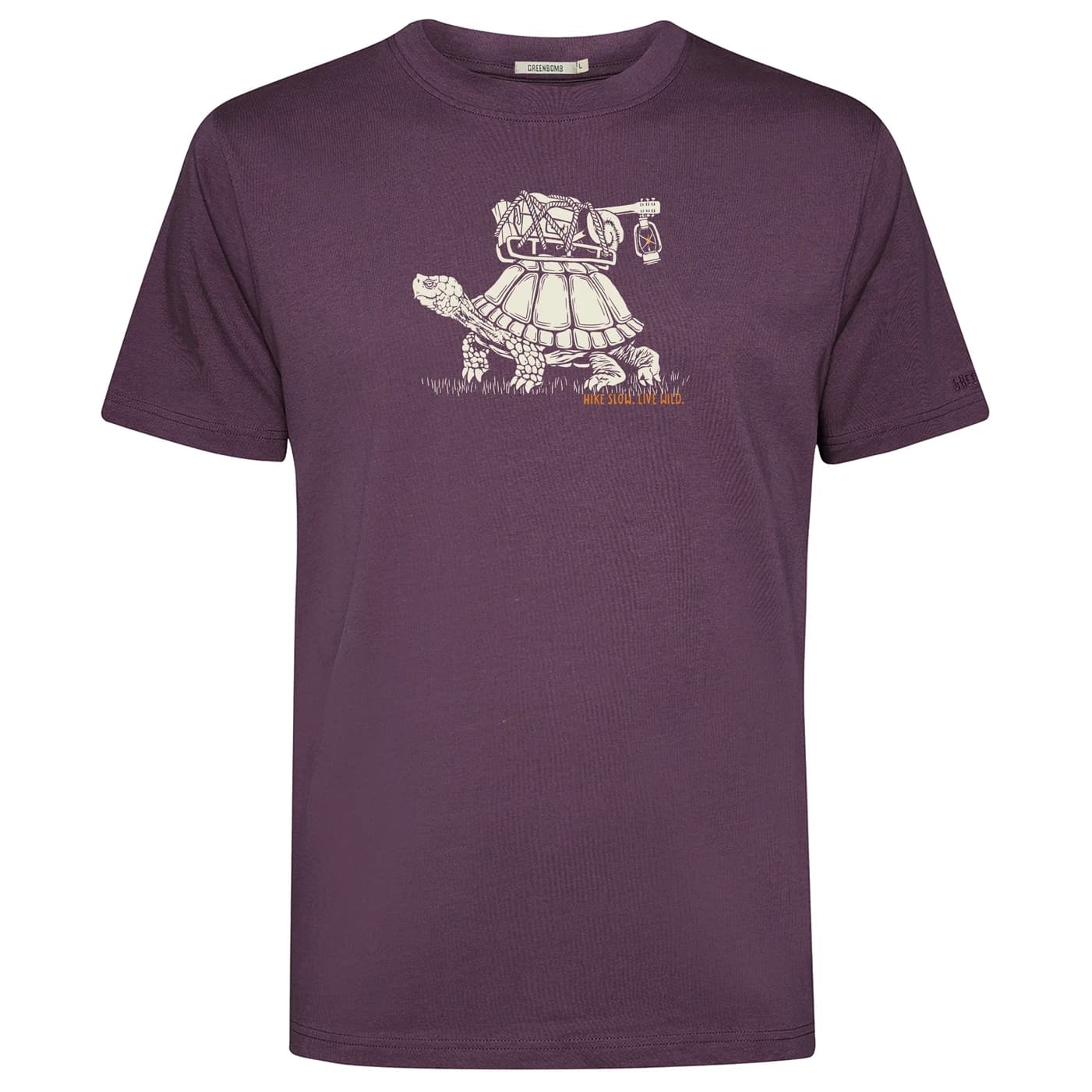 Мъжка тениска GreenBomb Turtle Walk Fusion T-shirt - Berry Bark