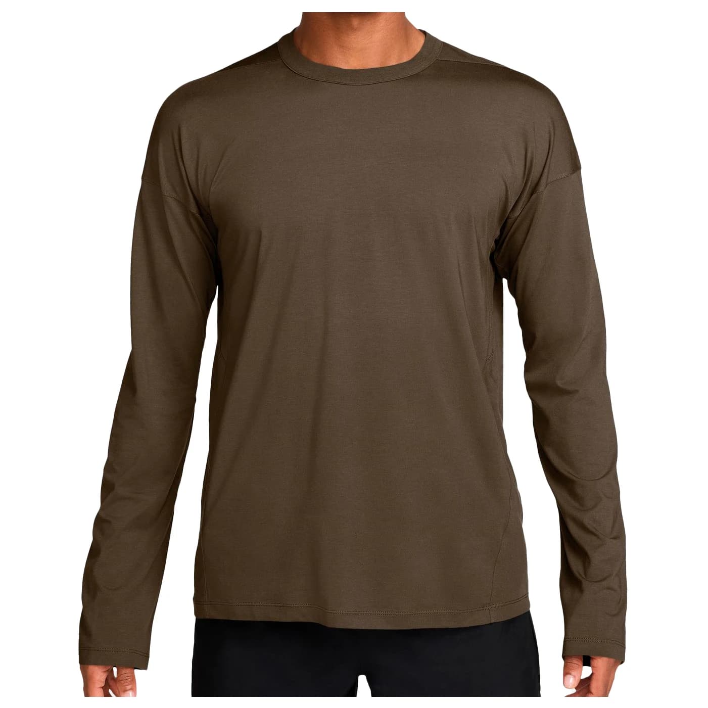 Мъжка блуза с дълъг ръкав Nike Dri-Fit 24.7 Inner Strength Jersey Knit L/S Top Longsleeve - Dark Hazel / Black / Velvet Brown