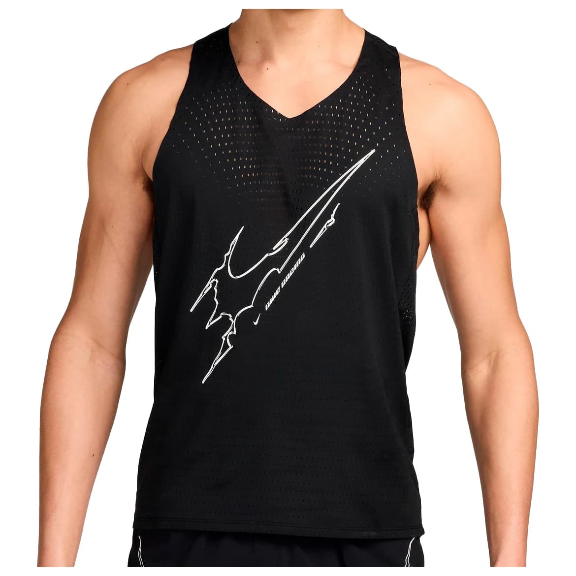 Тениска Nike Dri-Fit ADV Aeroswift GFX Singlet Running shirt - Black