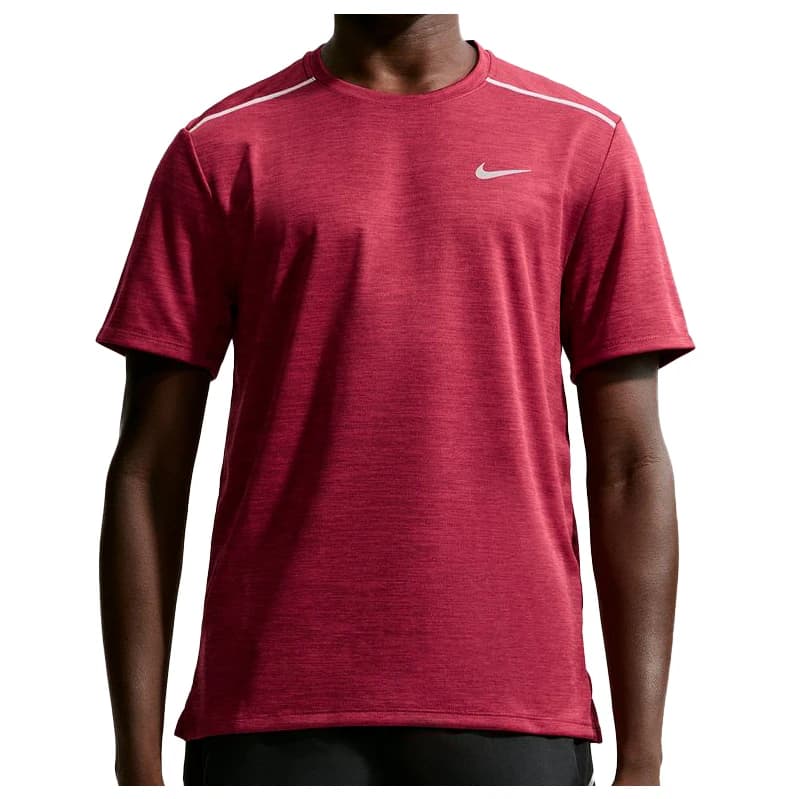 Мъжка тениска Nike Dri-Fit UV Miler S/S Running shirt - Tough Red / Mystic Dates / Reflective Silver