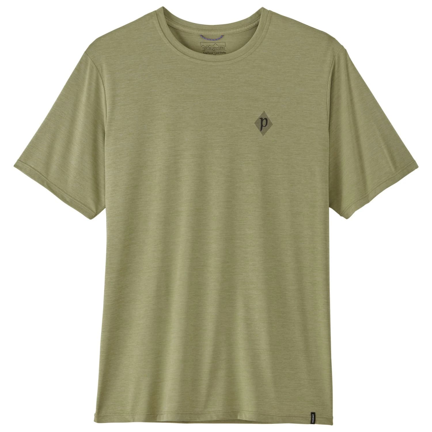 Мъжка спортна тениска Patagonia Capilene Cool Daily Shirt Hut Tripper Sport shirt - Gumtree Green / Light Gumtree Green X-Dye