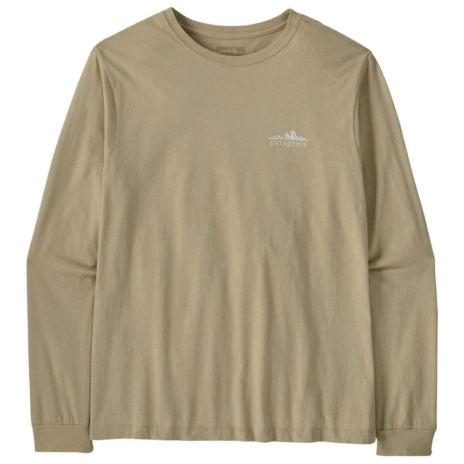 Мъжка блуза с дълъг ръкав Patagonia L/S Fitz Roy Foothills T-Shirt Longsleeve - Weathered Stone