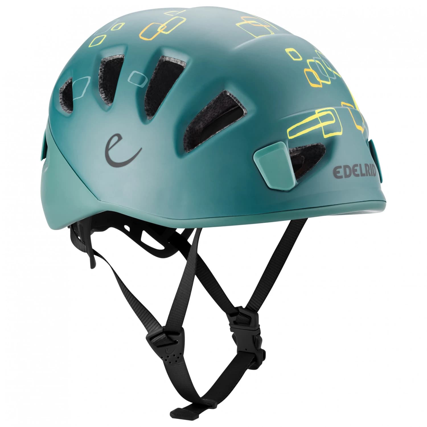 Детска каска от пяна Edelrid Kid's Shield II Climbing helmet - Jade / Petrol