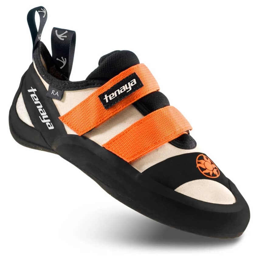 Обувки с велкро Tenaya Ra Climbing shoes - White / Orange