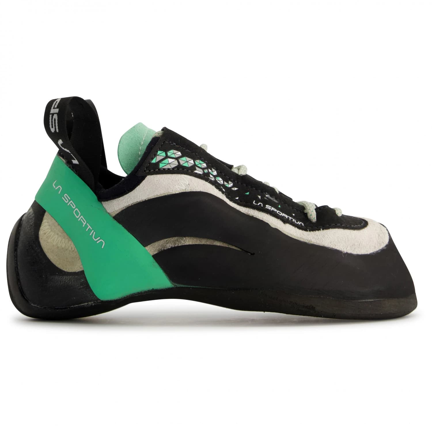 Дамски обувки с връзки La Sportiva Women's Miura Climbing shoes - White / Jade Green