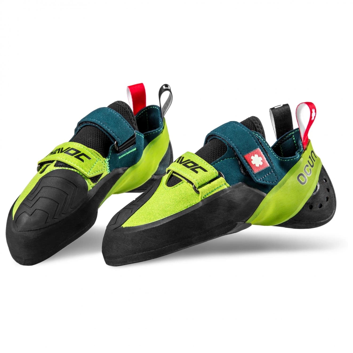 Обувки с велкро Ocun Havoc Climbing shoes - Petrol / Green