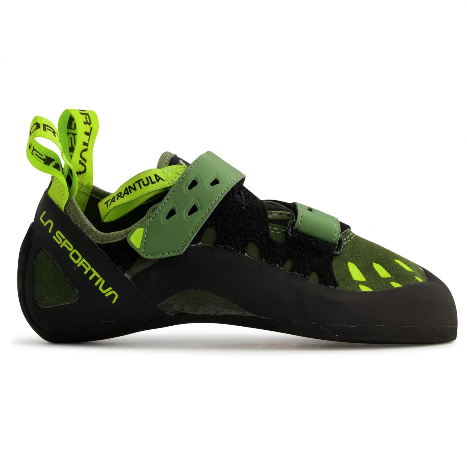 Мъжки обувки с велкро La Sportiva Tarantula Climbing shoes - Olive / Neon