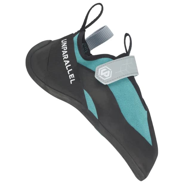 Дамски обувки с велкро Unparallel Women's TN Pro LV Climbing shoes - Turquoise Green / Grey