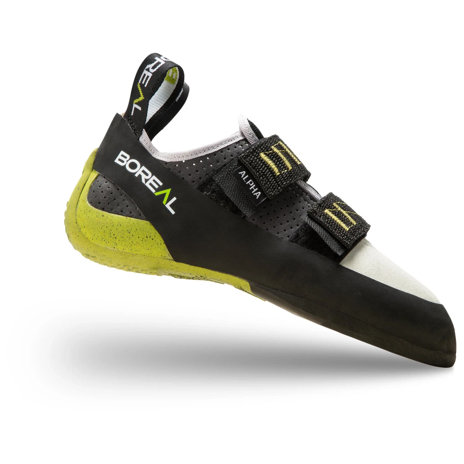 Обувки с велкро Boreal Women's Alpha Climbing shoes - Black / Lime / White