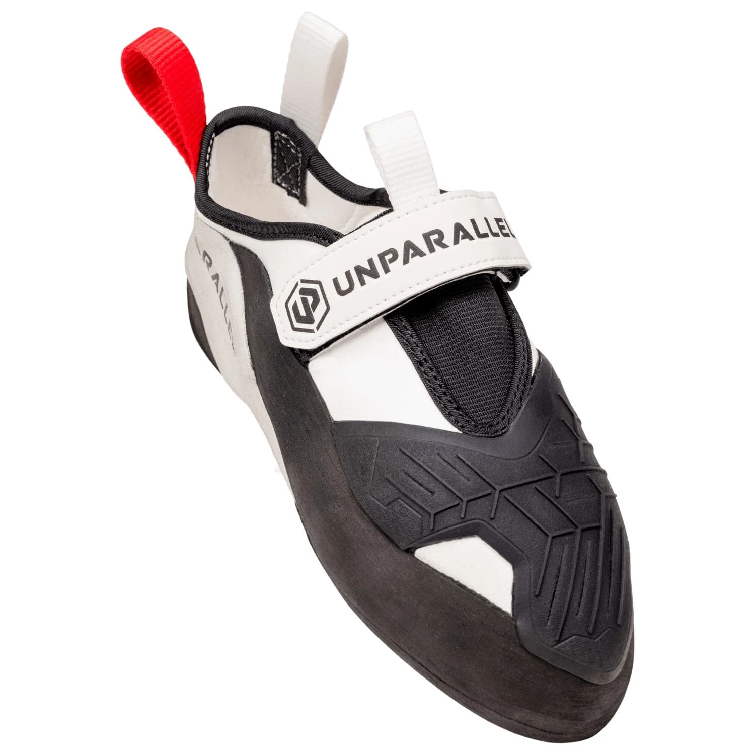 Дамски обувки с велкро Unparallel Women's Qubit LV Climbing shoes - White Chalk / Black
