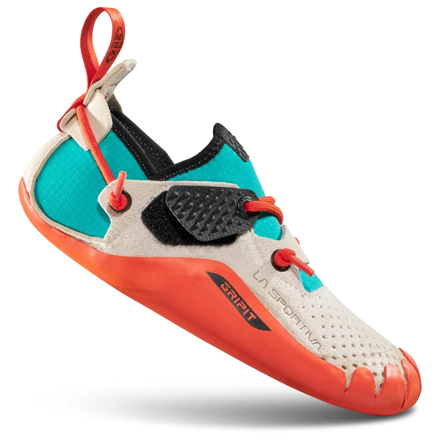 Детски обувки с велкро La Sportiva Kid's Gripit Climbing shoes - Chalk