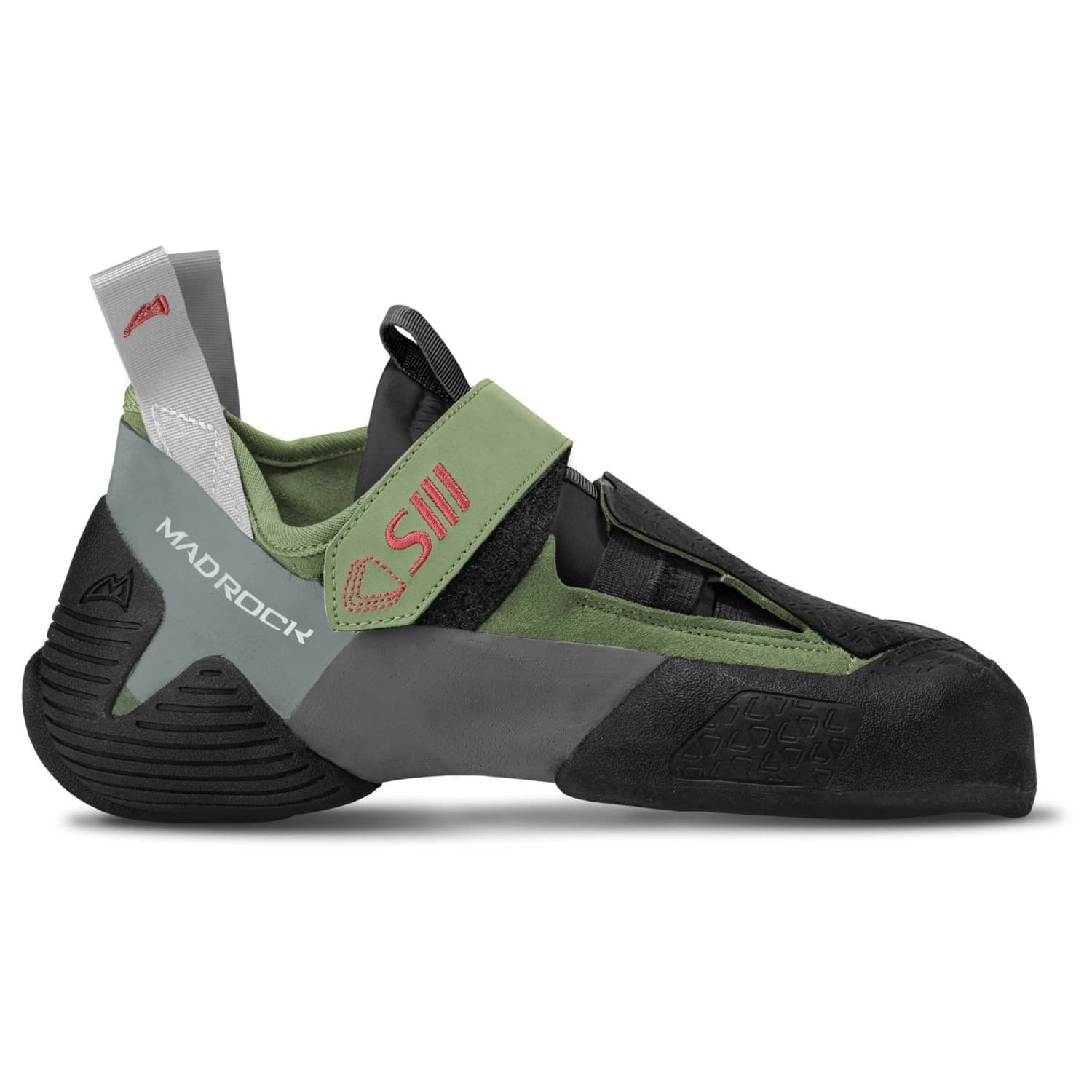 Обувки с велкро Mad Rock Shark III HV Climbing shoes - Seaweed Green / Dark Grey / Black / Kombu Green