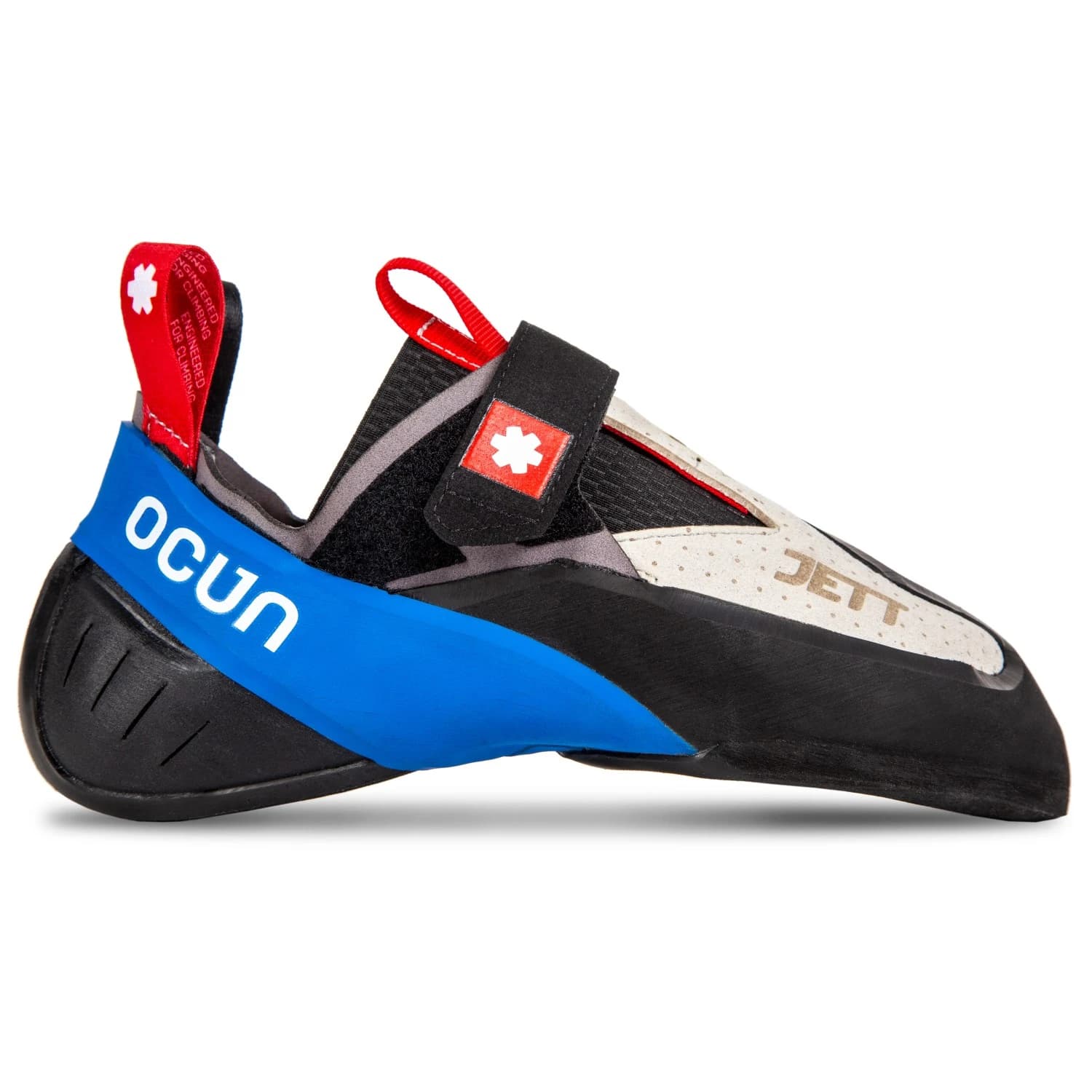 Обувки с велкро Ocun Jett S Climbing shoes - Grey / Blue