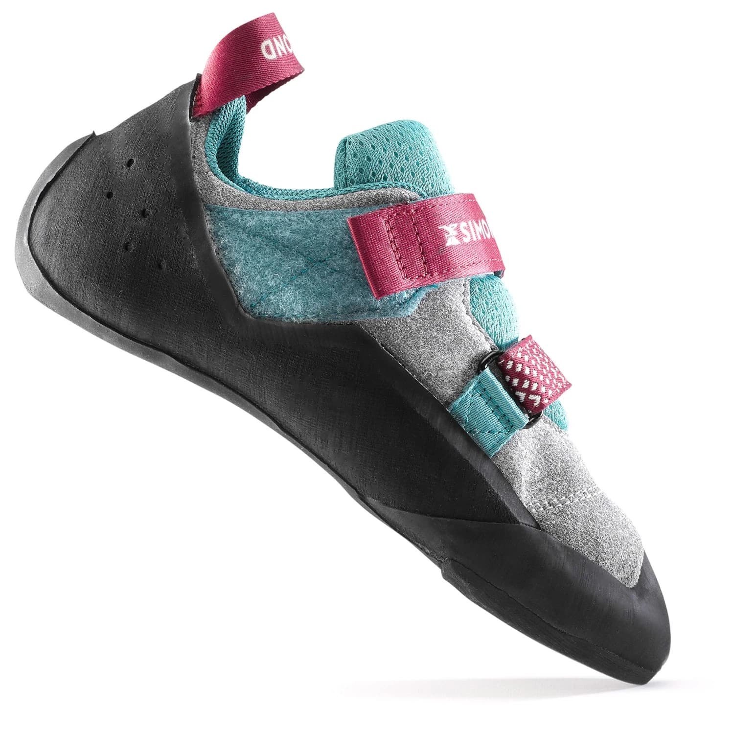 Дамски обувки с велкро SIMOND Women's Climbing Shoe Klimb V2 Climbing shoes - Turquoise Pink
