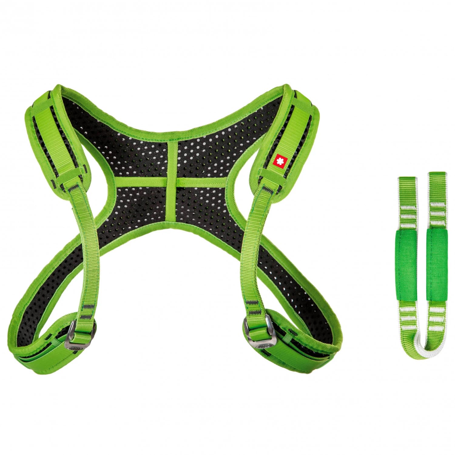 Гръдна сбруя Ocun Webee Chest Lite + Tie-In Sling Chest harness - Green / Black