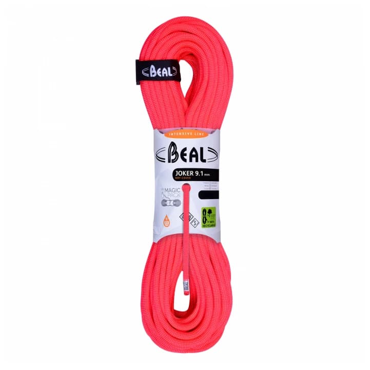 Единично въже Beal Joker 9,1 mm Single rope - Orange