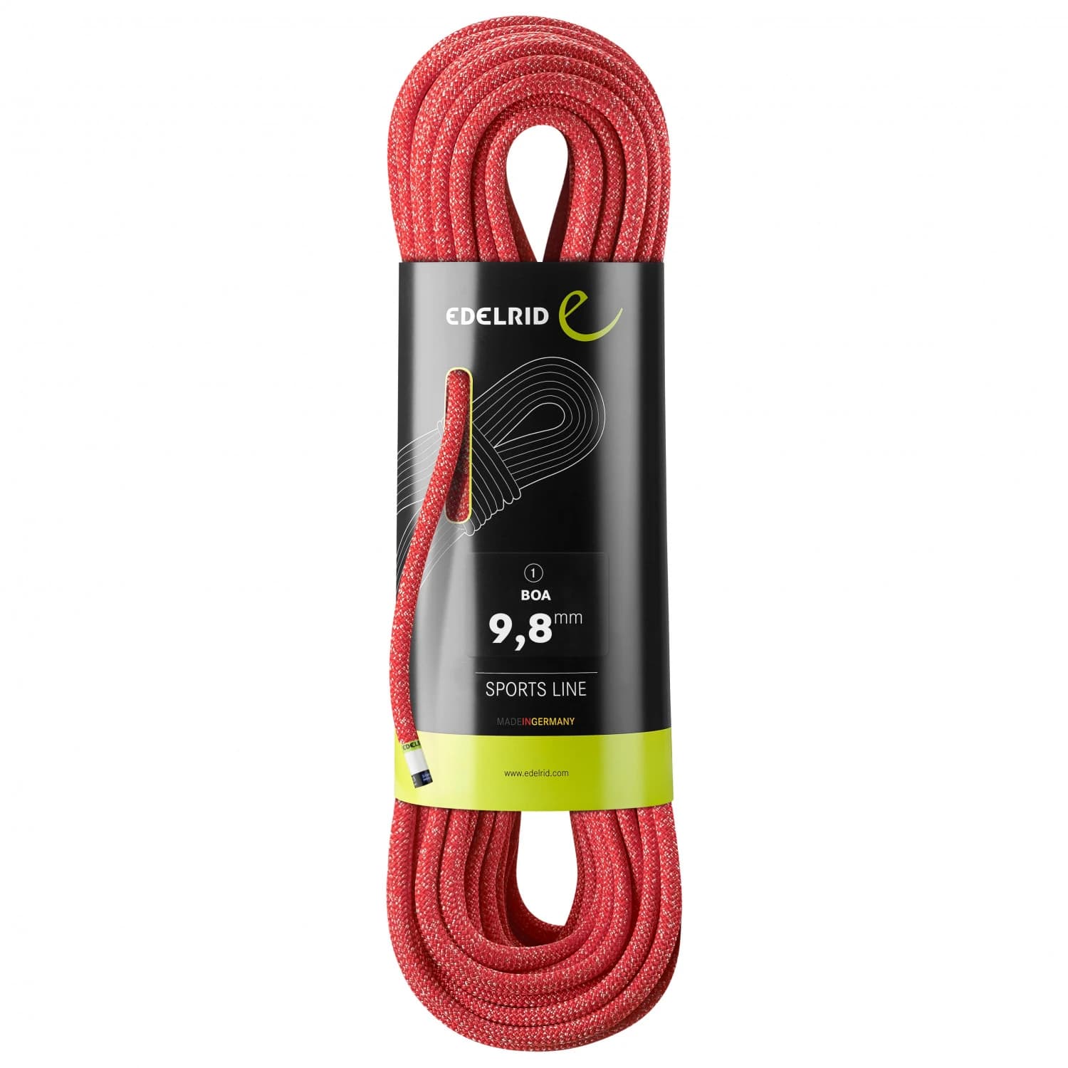 Единично въже Edelrid Boa 9,8 mm Single rope - Red
