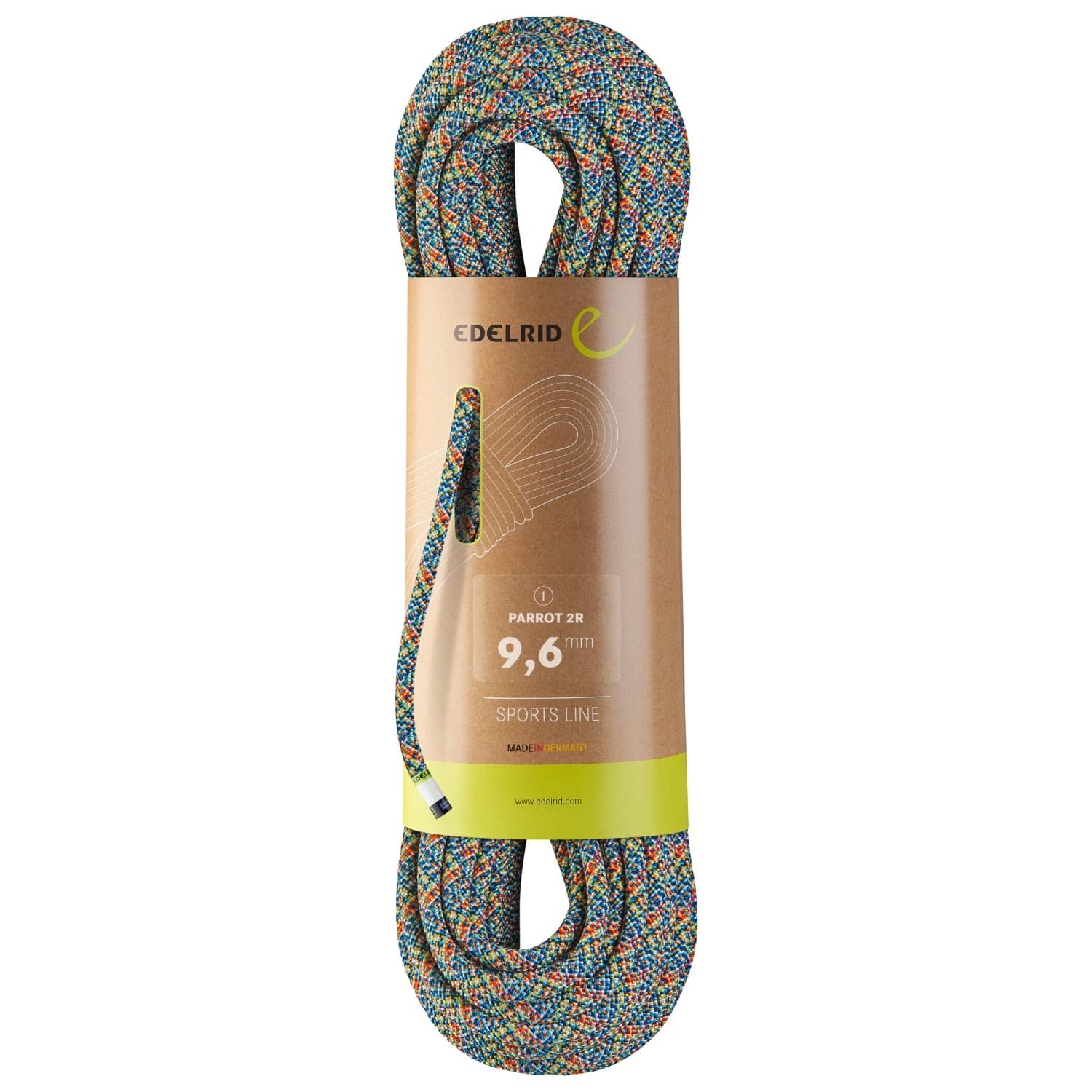 Единично въже Edelrid Parrot 2R 9,6 Single rope - Assorted Colours