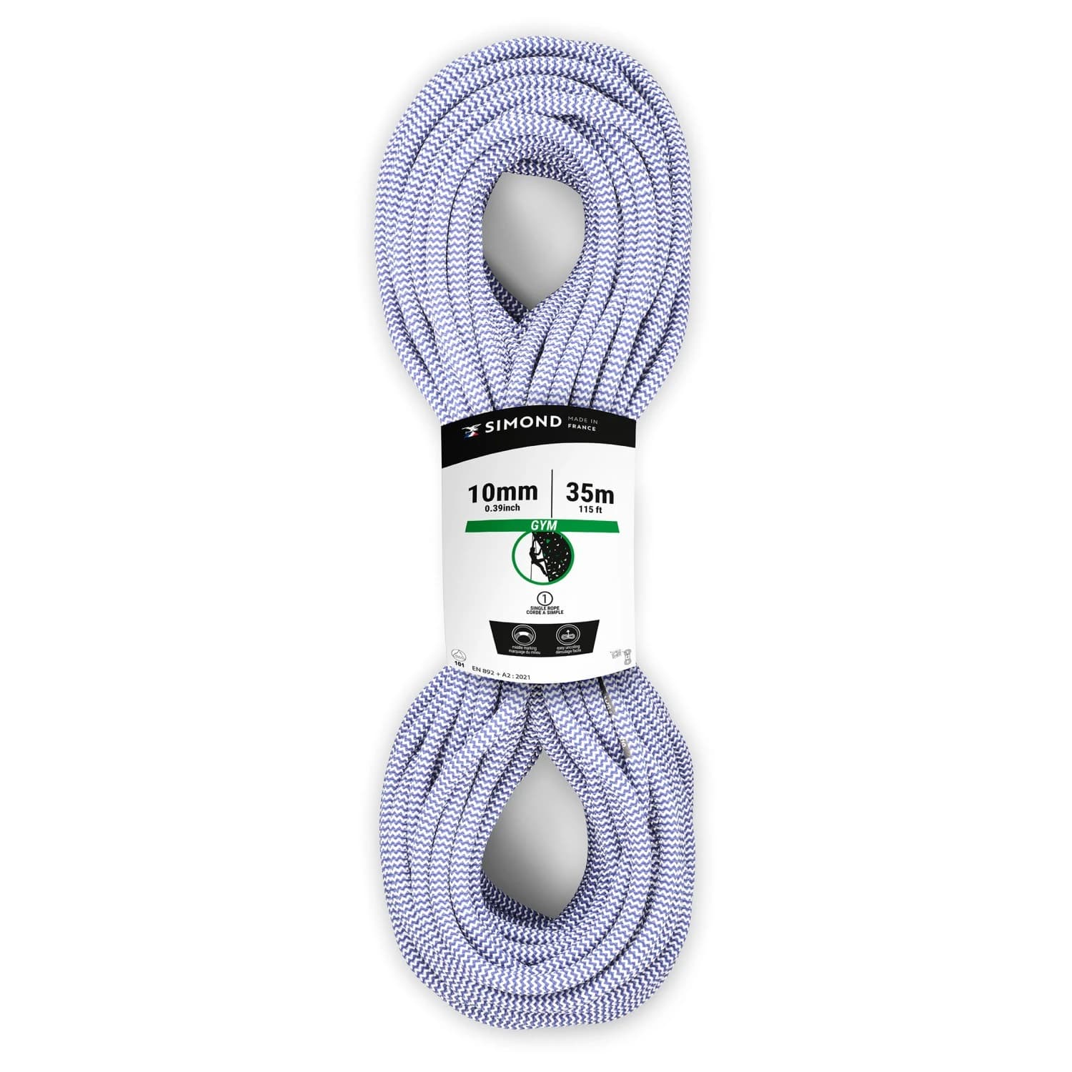 Въже за зала Simond Rope Klimb Gym 10.0 mm Indoor rope - Blue