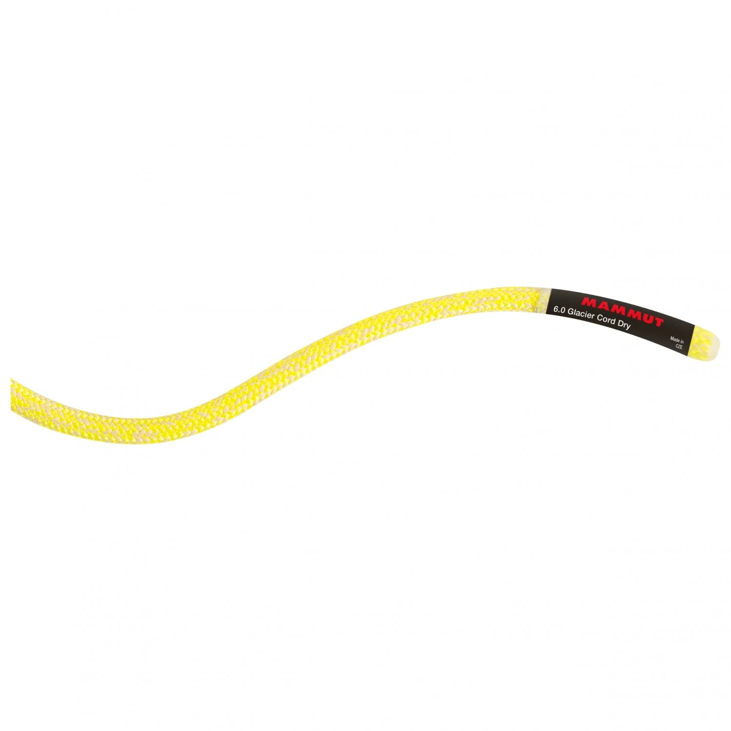 Репшнур/примка Mammut 6.0 Glacier Cord Dry Static rope - Yellow Melange