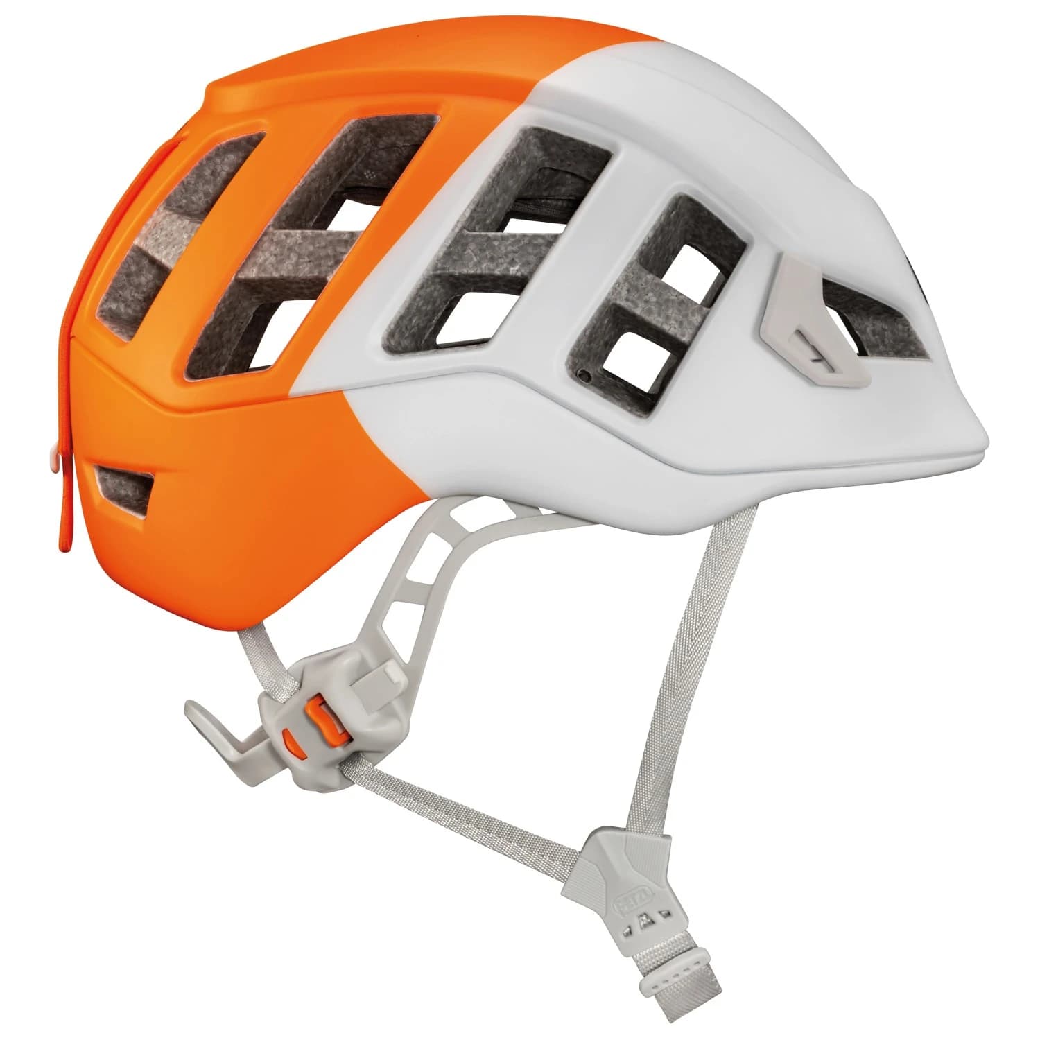 Мъжка каска от пяна Petzl Meteor Climbing helmet - White / Orange