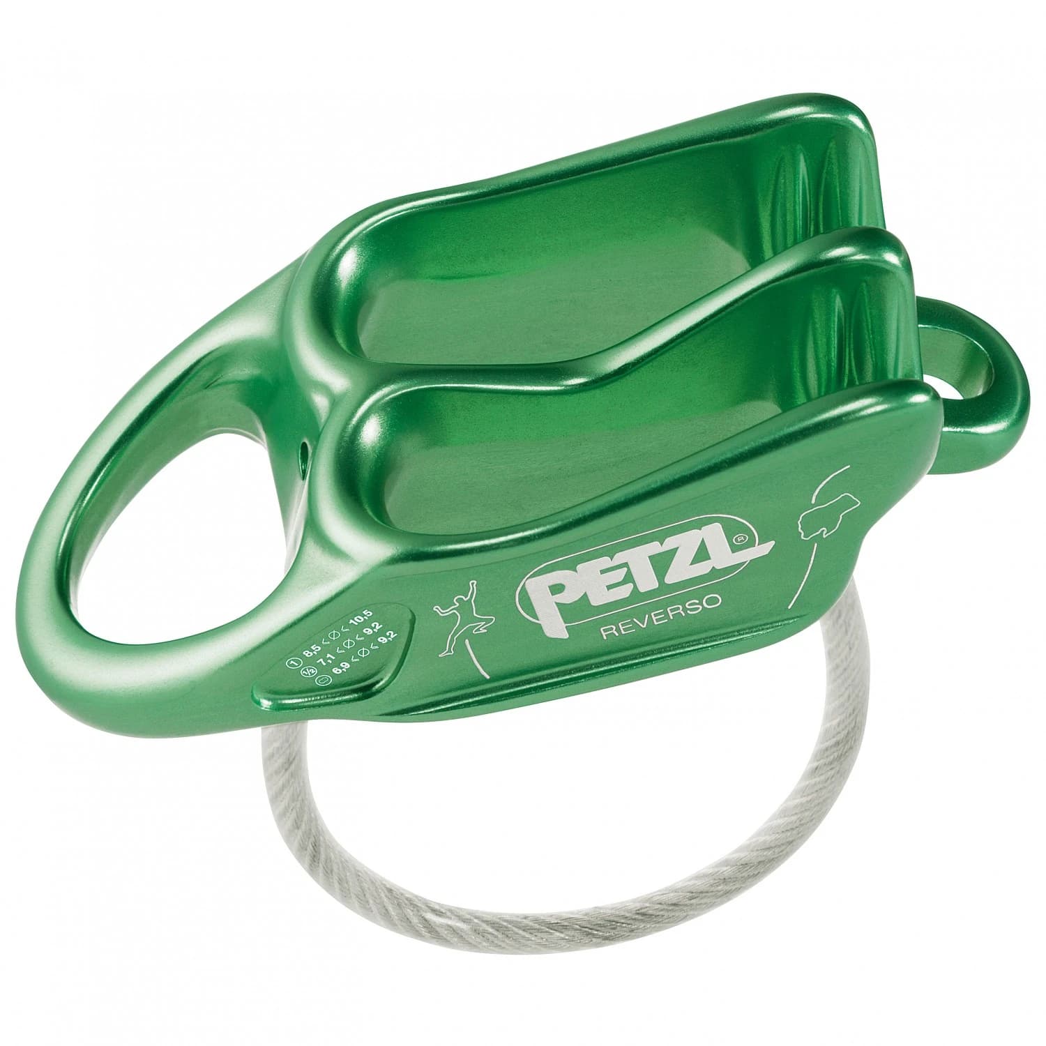 Осигурително устройство Petzl Reverso Belay device - Green